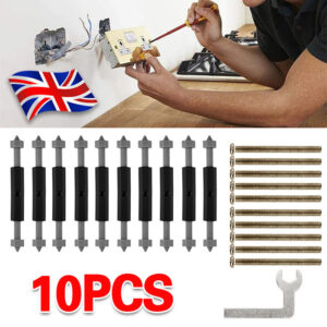 10 STKS Socket Cassette Schroeven Ondersteuning Staaf Wall Mount Box Reparatie Gereedschap Kit