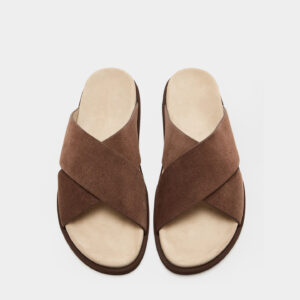 Ademende strandslippers met dikke zolen voor heren