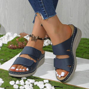 Comfortabele instapstrandsandalen voor dames