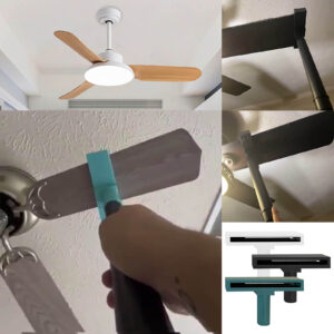 Creatieve ventilatorblad-stofverwijderingsborstel Plafondventilatorblad-reinigingsgadget