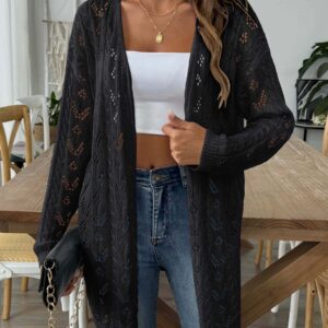 Dames hol gebreid vest, grensoverschrijdende Europese Amerikaanse bestseller open voorkant airconditioning trui, casual losse strandbovenkleding, 6 kleuren beschikbaar