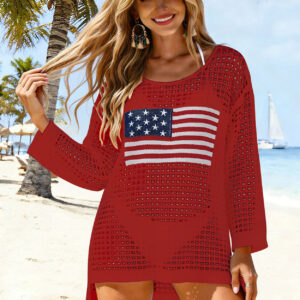 Dames uitgeholde bikini strandbedekking