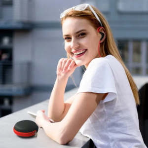 Draadloze headsets V4.1 Sport-in-ear stereohoofdtelefoon Zweetbestendig Ruisonderdrukkende oortelefoon Achterhoofdtelefoon Voor Valentijnsdag Cadeau Trainen