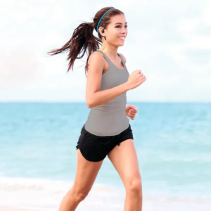 Draadloze headsets V4.1 Sport-in-ear-stereohoofdtelefoon Zweetbestendige oordopjes met nekband
