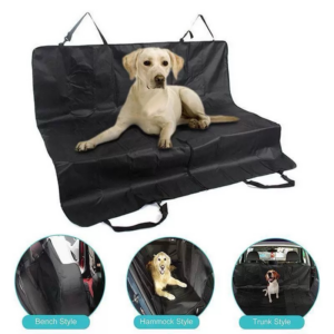 Extra groot autokussen, draagbaar beschermkussen met 4 handgrepen, opvouwbaar reisgadget, vuilafstotende binnenmat, waterdicht, universeel voor honden op de achterbank.