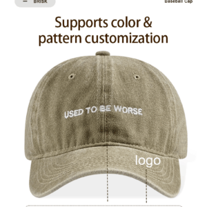 Grappige slogan was vroeger erger Vintage gewassen papa hoed Unisex casual reizen streetwear baseball cap