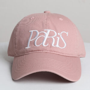 Heren- en damesgeborduurde letter Paris Retro Street Style baseballpet, geschikt voor buitenactiviteiten in de lente en zomer, zonbeschermende muts