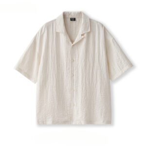 Heren zomer lichtgewicht high-end loose-fit casual revers top