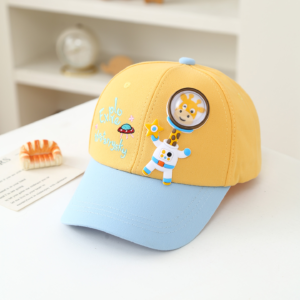 Lente en zomer kinderruimtegiraffe Meerkleurig, schattig en modieus baseballpet voor baby's - zonnehoed voor buiten
