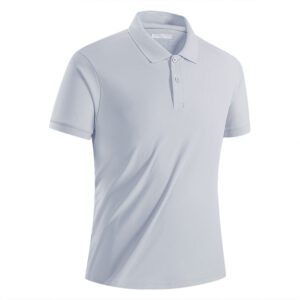 Lente zomer sneldrogend ademend buitensporten ijs-gevoel piqué poloshirt voor heren