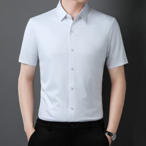 Mode casual shirt met korte mouwen heren