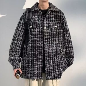 Modieus casual oversized reversjack voor heren