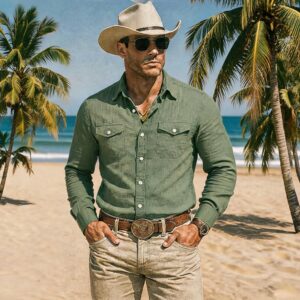 Modieus losvallend reversshirt voor heren voor de zomer