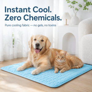 Ronde koelijsmat voor huisdieren - Zomerkoelmat voor honden en katten