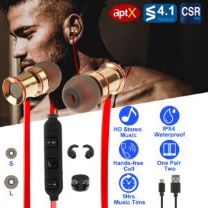 Sportheadsets Draadloze V4.1-stereohoofdtelefoon Zweetbestendige hardloopkoptelefoon met microfoon Handsfree