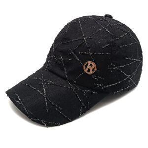 Zomer heren- en dameskruisgestreepte modieuze lichtgewicht mesh-stijl sportieve baseballpet, geschikt voor buitenuitjes en dagelijks gebruik.