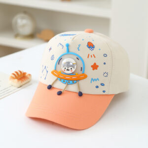 Zomer kinder-baseballpet voor jongens - Leuke cartoon ruimte-astronaut kinder-baseballpet voor kinderen van 3-6 jaar, zonbescherming voor kinderen