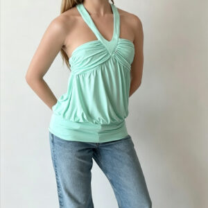 Zomer nieuwe off-shoulder halter bandeau backless verleidelijke hemdje top voor dames