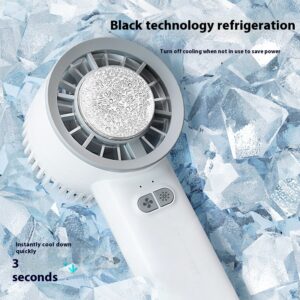 Zomergadget Handheld Turbo Jet Fan Mini Draagbare Ijskoude Fan Generatie Borstelloze Motor Wind Hoge Snelheid Duct Fans Gewelddadige Blower