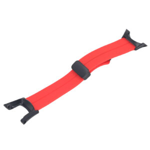 magnetische siliconen horlogeband voor Suunto Ambit 1 2 2S 2R 3 Sport 3 Peak vouwsluiting verstelbare magnetische sluiting horlogeband rood