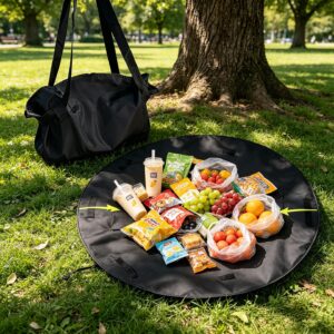 Camping Reisopslag Schouder en Crossbody Duffel Picknickmat