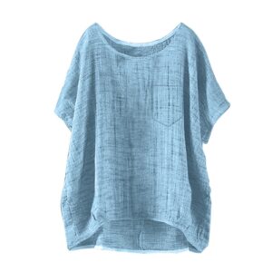 Casual loszittende strandtop voor dames met zakken