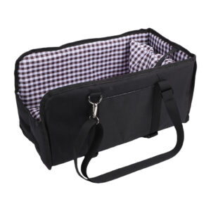 Console Hond Autostoel Antislip Draagbare Middenconsole Hond Veiligheid Autostoel Booster Voor Reizen Zwart