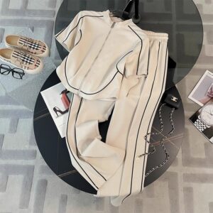 Dames nieuwe zomer chique wijde broek, tweedelige set