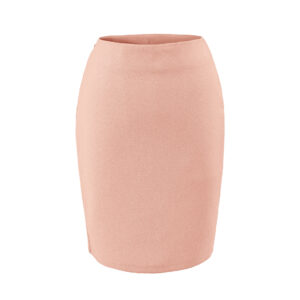 Dames zomer nieuwe effen kleur rok met hoge taille