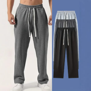 Heren zomer buitensport effen kleur broek met meerdere zakken