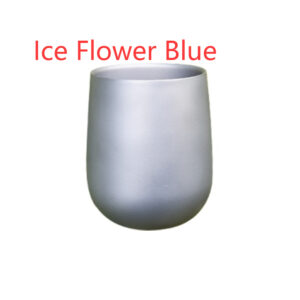 Huishoudelijke ijsbloem-waterbeker Outdoor-campingbeker Dubbellaagse handgreepbeker