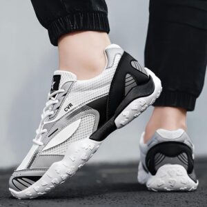 Mode herenschoenen, nieuwe ademende mesh trendy zomer veelzijdige zachte zool lichtgewicht lage casual sneakers