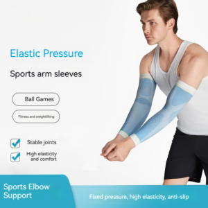Outdoor Fitness Ademende compressie-ellebooghoes Hoogelastische compressie-armhoes