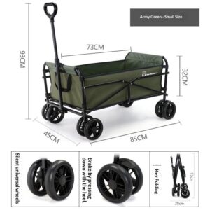 Outdoor opvouwbare multifunctionele handgetrokken aanhanger