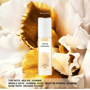 TRUE ME FRAGRANCE 30ml, bloemige jasmijn- en rozengeur met oranje bloembasis, langdurige luxe parfumspray voor dames, reisformaat