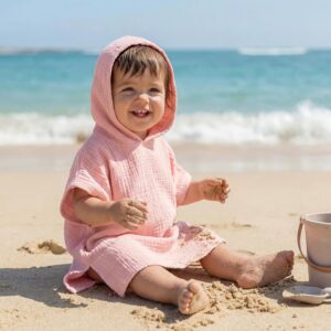 Vierseizoenenbadjas Kinderstrandlaken
