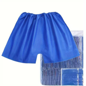 Wegwerp-riemloos ondergoed voor heren, zacht en ademend sportondergoed, geschikt voor gebruik in de sportschool, op reis en in de spa. Snel verpakte boxershorts met elastische tailleband, fitnessondergoed
