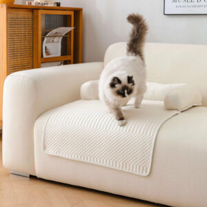 Zomerkoeling ijszijde huisdierbedmat voor honden en katten, krasbestendige bankhoesbeschermer, antislip vloerkussen met antislipbodem