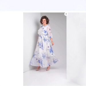 Zomerkraagstijl retro bedrukte jurk voor dames