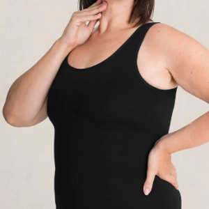 Shapewear met lange cami-tanktop voor dames, bodyshaper met naadloze buikcontrole, Europese en Amerikaanse bestseller