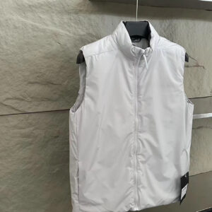 Unisex Lightweight Insulated Puffer Vest, Stand Collar Sleeveless Warm Gilet, Casual Simple Quilted Vest For Men Women Outdoor Commute Layering