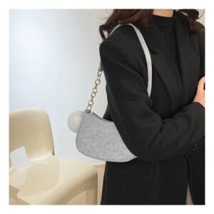 Vintage vilten crossbody tas schoudertas vilten tas voor dames