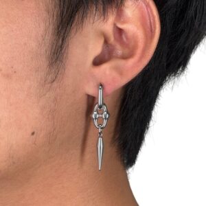 Dark Cold Style Niche Bone Joint Style Versatile Ear Clip Women