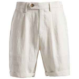 Grensoverschrijdende zomer nieuwe stijl business casual lyocell katoenen shorts oude geldstijl elastische taille vijfpuntsbroek voor heren