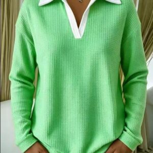 Loose Casual Knitted Top Autumn And Winter
