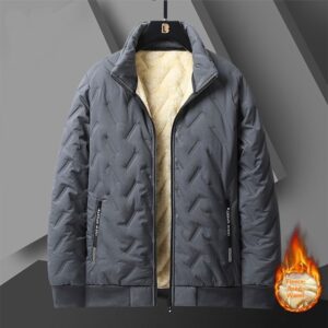 Loose-fitting Top Plus-size Men's Trench Coat Warm Outerwear