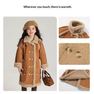 Winter Fleece-lined Thickened Reversible Mid-length Coat
