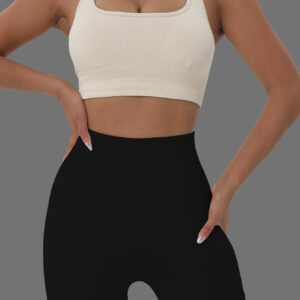 Women Seamless High Waist Biker Shorts 3 Pack, Tummy Control Butt Lifting Yoga Workout Gym Shorts