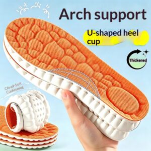 Arch Support Insoles For Men Odor Neutralizing And Sweat Wicking Sports Insoles