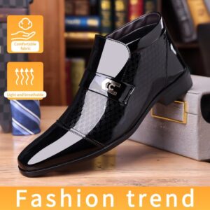 Cross-Border Large Size Leather Shoes For Men, Business Formal Shiny Shoes, Men's Shoes, British Fashion Trend, Non-Slip, One-Piece Drop Shipping